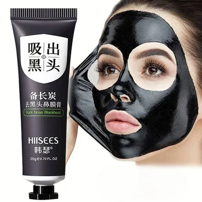 Blackhead Facial Mask Shrink Pores Black Head Removal Cream Deep Cleaning Oil-Control Nose Black Dots Brighteing Care Skin