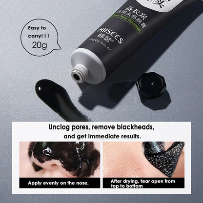 Blackhead Facial Mask Shrink Pores Black Head Removal Cream Deep Cleaning Oil-Control Nose Black Dots Brighteing Care Skin